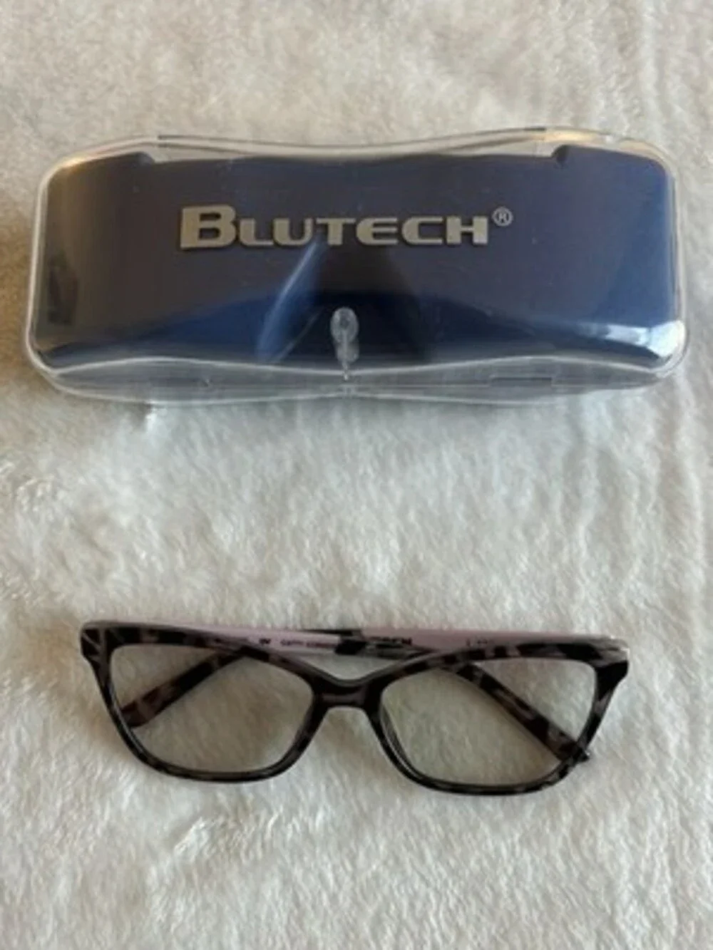 Blutech Girl’s, Catty Corner Lilac Tortoise, Blue Light Blocking Glasses W/ Case